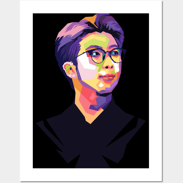 Bts rap monster kim namjoon Wall Art by Danwpap2